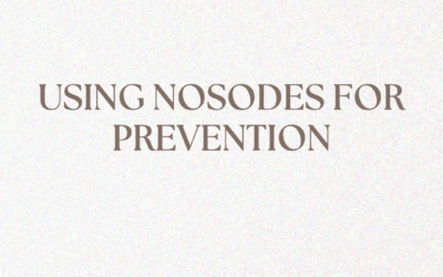 Using Nosodes for Prevention